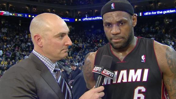 Video - LeBron After Reaching Milestones