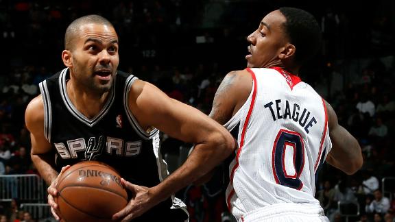 Video - Parker Lifts Spurs To Win Against Hawks