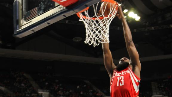 Rockets rally behind Harden, end 7-game skid