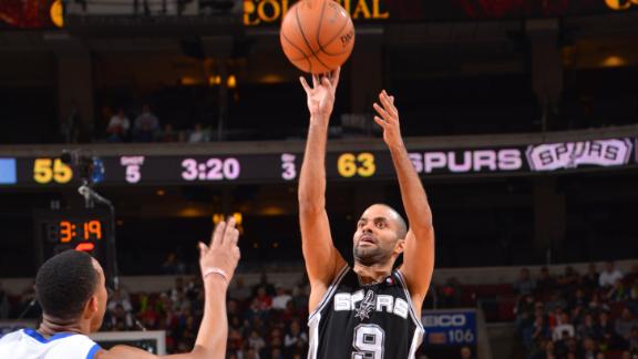 Duncan, Spurs sink Sixers for fifth straight win