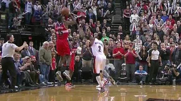 Wizards nip Blazers on Crawford's 3 at buzzer