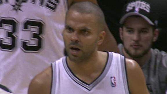 Video - Parker's Double-Double Lifts Spurs Past Hornets