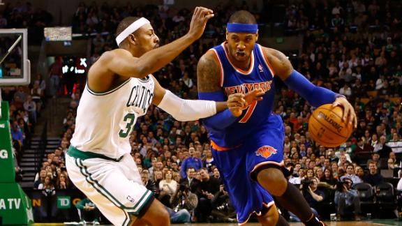 Video - Melo, Knicks Hand Celtics Fifth Straight Loss