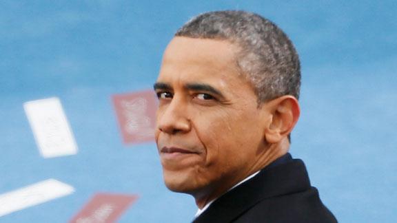 Obama 'big football fan,' would mull barring son