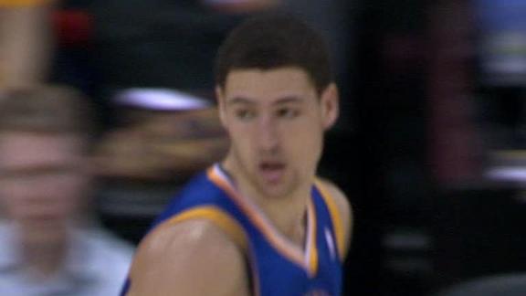 Warriors top Cavs behind Thompson's 32 points
