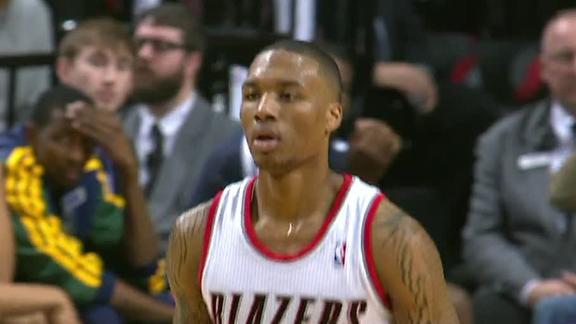 Blazers silence Jazz thanks to Lillard's 23 points