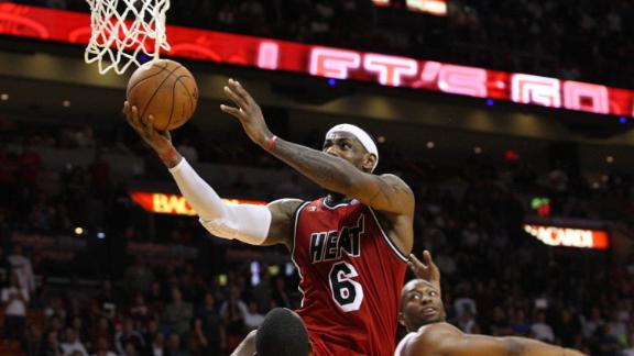 LeBron has 31 points as Heat beat back Bobcats