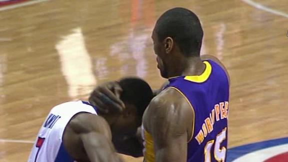 Short-handed Lakers rally for third straight win