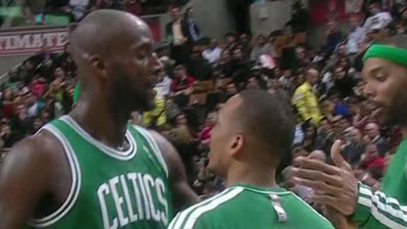 Video - Garnett Leads Celtics To Win Over Raptors