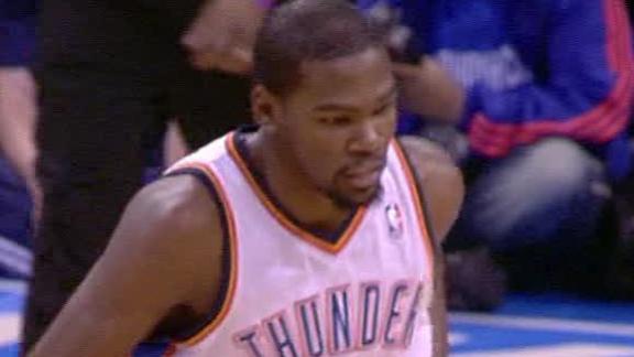 Durant, Thunder blow out road-weary Warriors