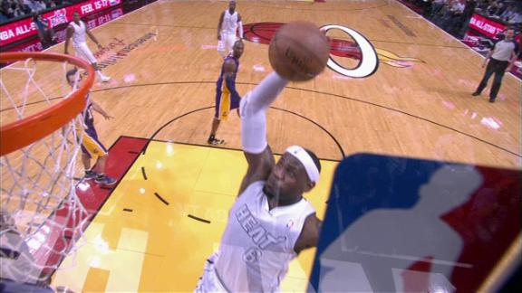 Video - LeBron Finishes Strong with the Dunk