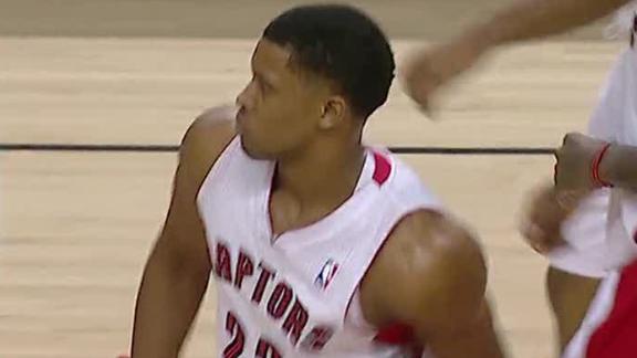Raptors edge Nuggets behind Gay's late bucket