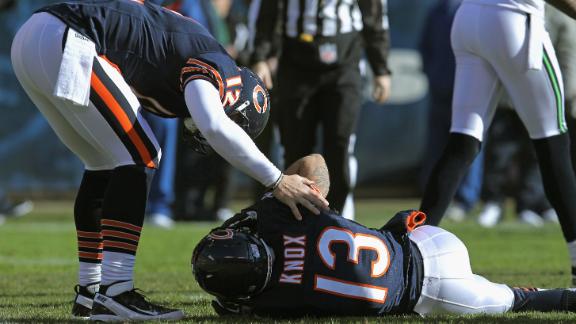 Ex-Bear Knox says he's giving up football