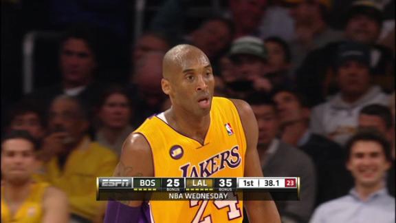 Video - Kobe Rebound And Put Back