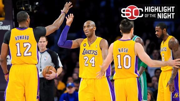 Video - Lakers Honor Jerry Buss Before Taking Down Celtics