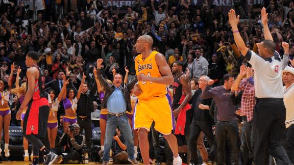 Kobe's late-game heroics lift Lakers to OT win