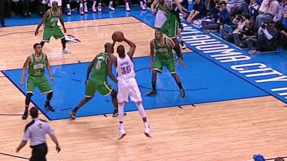 Video - Kevin Durant Crosses Up Kevin Garnett