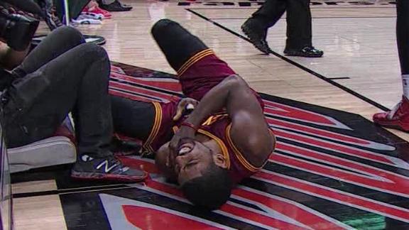 Cavs' Irving out 3-4 weeks with shoulder sprain