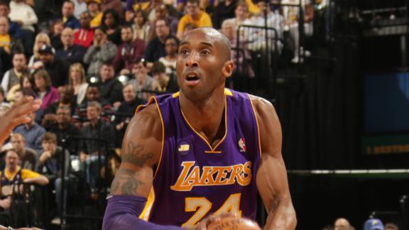 Kobe plays only 12 minutes, but Lakers still win