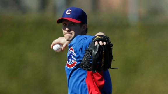 Cubs shut down Baker; Stewart to start on DL