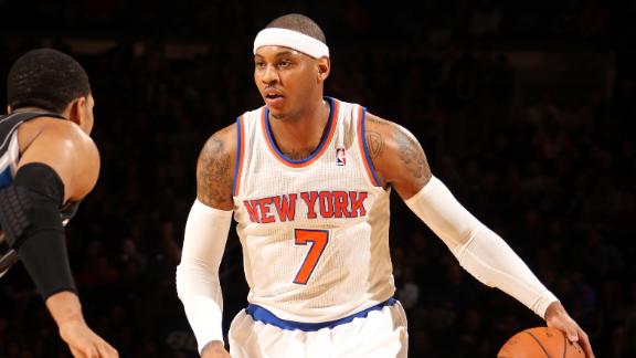 Melo returns, scores 21 in Knicks' win vs. Magic