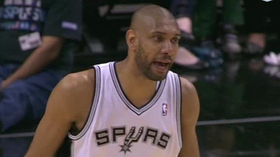 Duncan's double-double leads Spurs over GS