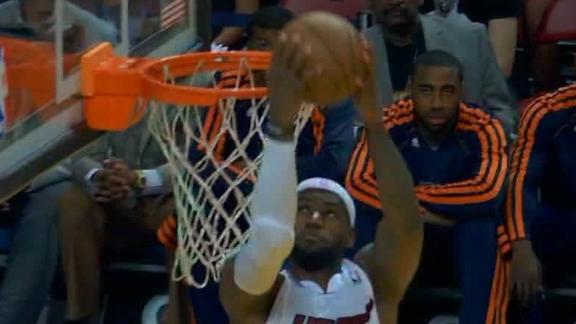 Video - Dunk Of The Night: LeBron Goes Reverse