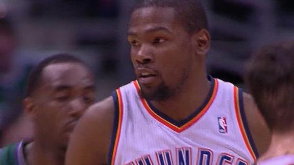 Durant scores 30; Westbrook with triple-double