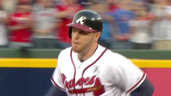 Braves hit 3 homers off Hamels, halt Phillies