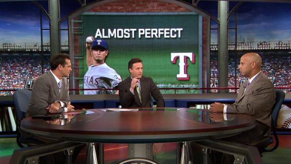 Darvish comes within 1 out of perfect game