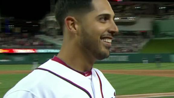 Gonzalez HRs, pitches Nats to another shutout