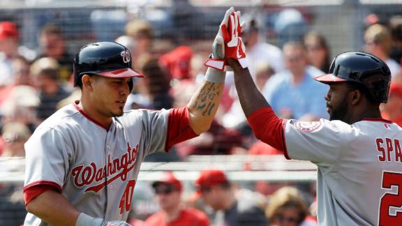 Nats recover, top Reds after blowing lead