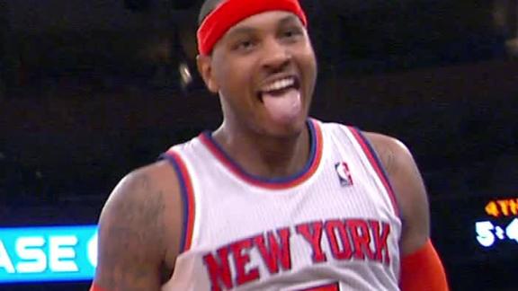 Melo supplants LeBron atop jersey sales list