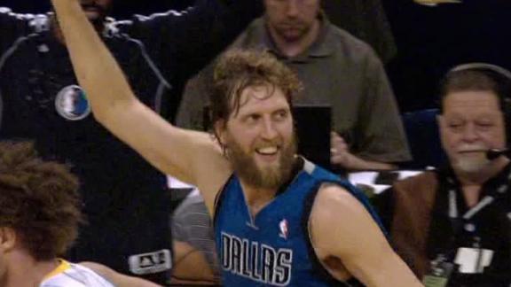 Dirk becomes 17th player with 25,000 points