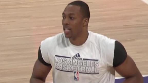 Lakers win in 1st without Kobe, near playoffs
