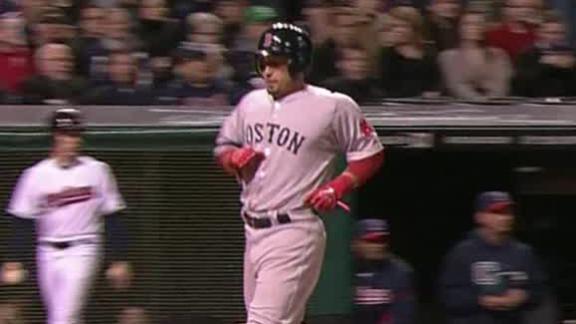 Red Sox score three in 1st, win fifth in row