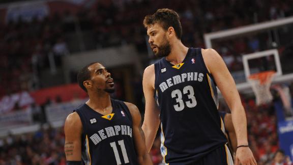 2013 NBA Playoffs-- Memphis Grizzlies drop tight game in Game 2