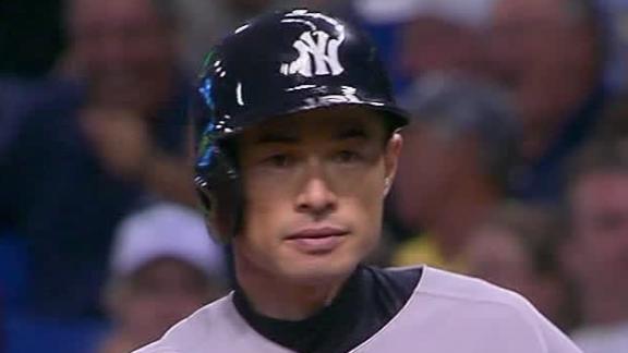 Ichiro's go-ahead single in 9th propels Yanks