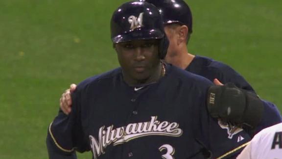 Video - Brewers Use Five-Run Second To Clip Padres