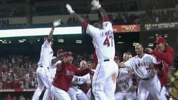 Kendrick's 2nd HR gives Angels win in 11th