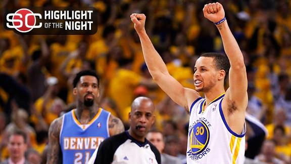 Injured Curry, Warriors rally over Nuggets