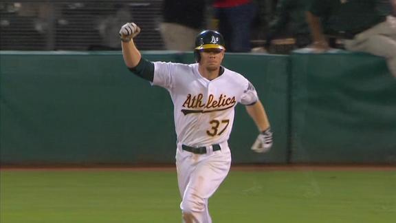 19 innings: Moss gives A's win over Angels