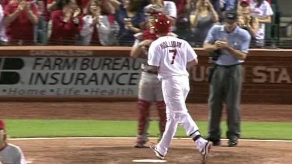 Video - Holliday's Homer Lifts Cardinals Past Reds