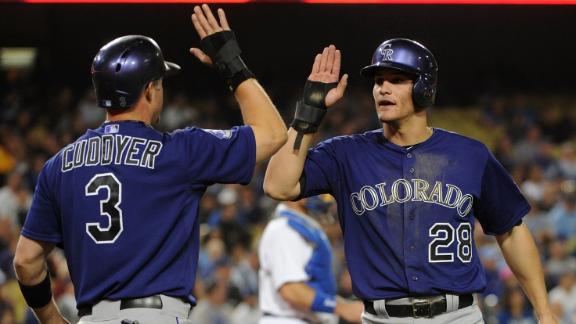 Prospect Arenado, Rockies pound Dodgers