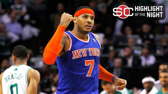 Melo: Shoulder 'popped in and out' in Game 6