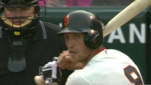 Cain earns 1st win as Giants sweep Dodgers