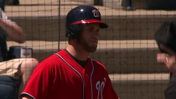 Harper ejected for arguing checked-swing call