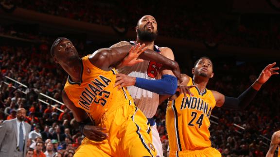 Pacers easily hold on to win Game 1 vs. Knicks
