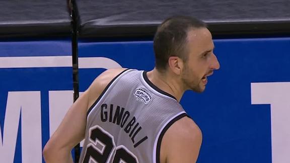 Ginobili hits with 1.2 left in 2OT to lift Spurs