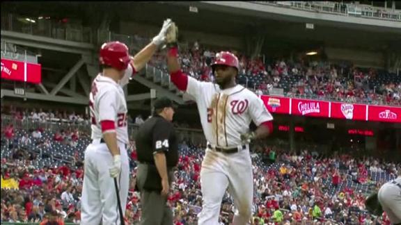 Bullpen rescues Haren as Nats edge Tigers